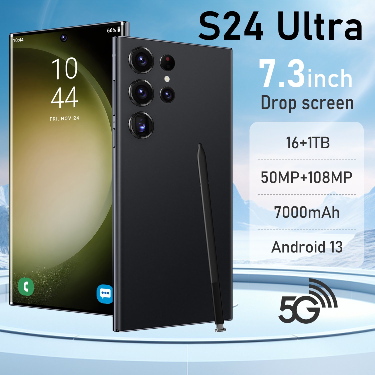 2024 Original Android s24 ultra phone Smartphone 16+1TB Mobile Phone Cell Gaming Phone 5G smartphone 3G&4G smartphone